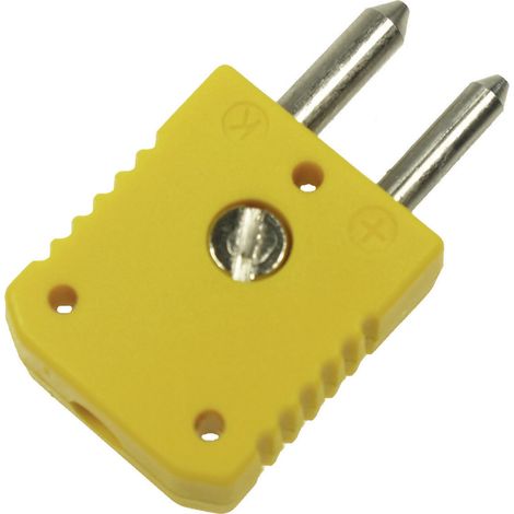 B + B Thermo-Technik 0220 0004 Standardstecker Typ K, gelb Gelb Inhalt: 1 St. (1/2)
