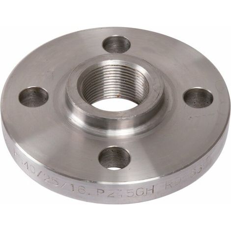 Gewindeflansch aus Stahl – F 3" – 4 Löcher – Virfollet & cie – Gewindeflansch aus Stahl – F 3" – 4 Löcher – Virfollet & cie
