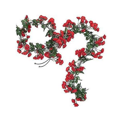 vigne De Rose Artificielle (65 Roses, Vigne De Rose Rouge Vigne De Rose Artificielle Vigne De Rose De Printemps, Dcoration De Fte, Dcoration Extri (1/5)