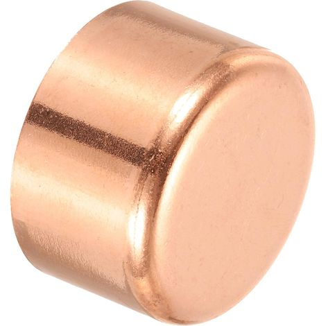 Capuchon de Tuyaux Cuivre 2pcs, Bouchons d'Extrémité Raccord, Embouts Tuyau pour Soudage Raccordements Plomberie Tube Climatisation, 19.07x17mm (Diametre x Hauteur) - 1-3/4 Inch (1/5)