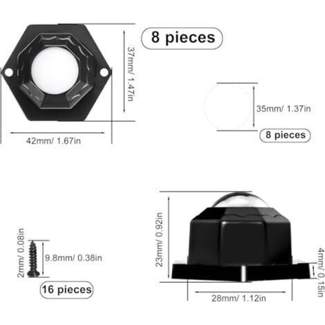 Lot de 8 roulettes robustes auto-adhésives pour meubles - Pivotantes à 360°, charge max. 300 kg par roulette Pour meubles, appareils de cuisine et boîtes de rangement Mini roulettes à billes en acie (1/4)
