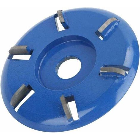 Disque à tronçonner le bois GABRIELLE, disque à 6 dents pour affûter les souches et les tronçonneuses, pour meuleuse d'angle. (1/4)