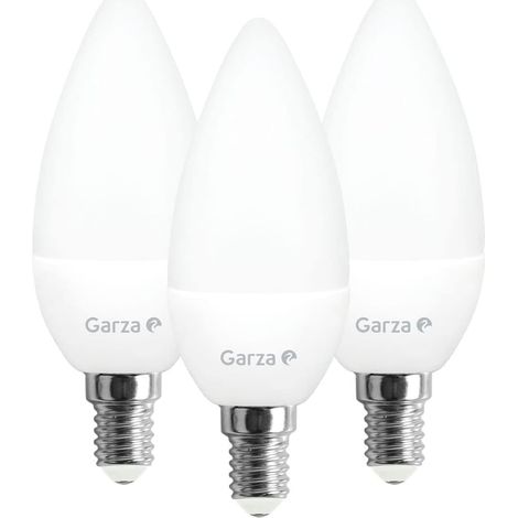 Garza Bombilla Led esférica Caja 3 unidades E14/4,2W Luz cálida