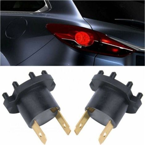 pour support ampoule h7 Paire de support d'ampoule de douille de phare pour Mazda 3 5 Kawasaki Aprilia B28V510A3 mazda c Étiquette (1/4)