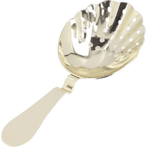 Passoire à cocktail anti-rouille, filtration efficace, acier inoxydable doré, outil de bar pour maison, mini-bars, clubs et restaurants. (1/5)