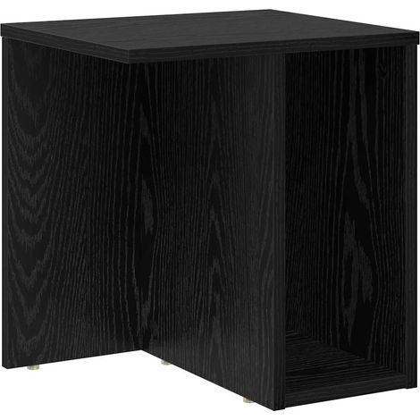 Maison Exclusive - Tavolino Rovere Nero 37 x 32 x 40 cm Legno multistrato