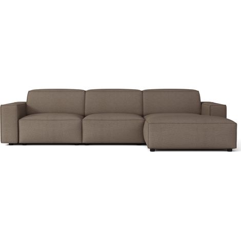 Selsey Sellmo - Ecksofa, Chenille Hellbraun, 287 cm (1/5)