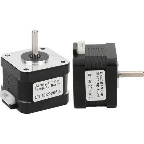 17HS3401S Schrittmotor aus Aluminiumlegierung, 17 mm Durchmesser, 4-adrig, 3D-Druckerzubehör (1/5)