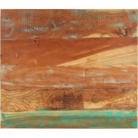 Piano Tavolo Rettangolare 70x80 cm 25-27 mm Legno di Recupero vidaXL
