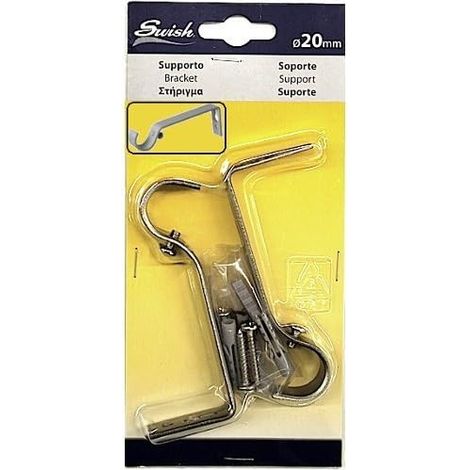 SWISH - SUPPORTO APERTO DIAM. 20 NICKELSATINATO
