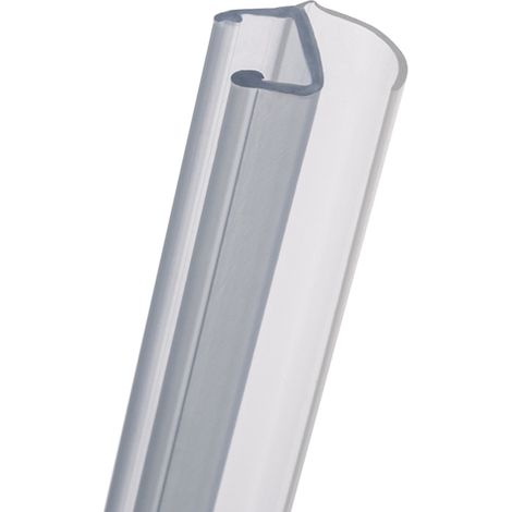 Schulte joint d'étanchéité vertical translucide, entre porte de douche et paroi fixe, universel, 2010 mm recoupable, pour porte de 8 mm