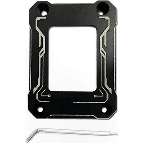 Montagehalterung für LGA1700-CPU-Sockel, CNC-gefräster Rückrahmen aus Aluminiumlegierung zur Biegekorrektur, Verstärkungsplatte der 12. Generation für Intel-Prozessoren, präzise Montage (1/5)