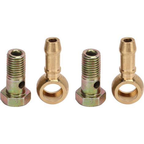 Kit de raccord banjo turbo M12x1,25mm vers 3/8 pouce, joint d'étanchéité pour ligne d'eau de turbocompresseur, connecteur de tuyau d'huile (1/5)