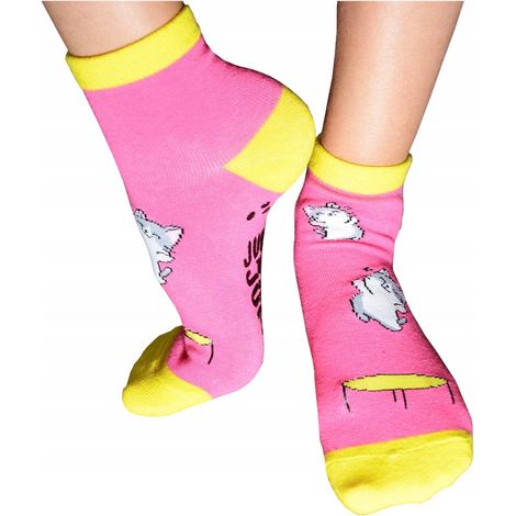 Socken-Sprung-Bauchmuskel-Socken-Trampolin-Yoga-Spielzimmer YO 35/38 Y863Ś