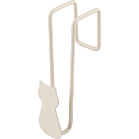 Crochets de porte d'armoire à installation gratuite, 6 crochets simples de porte en fer, crochets décoratifs pour tiroir d'armoire de chat, crochets (1/5)