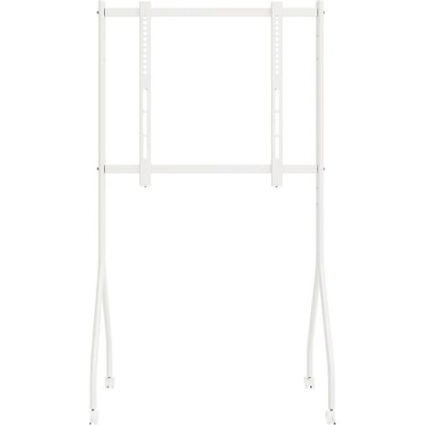 Soporte / carrito para TV Maclean, con ruedas, 37-80", carga máxima 50 kg, VESA máximo 600x400, blanco, MC-180 W