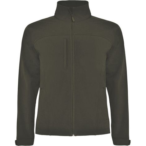 Chaqueta Softshell de 3 capas con bolsillo exterior y puños ajustados RUDOLPH ROLY XL Verde Militar Oscuro