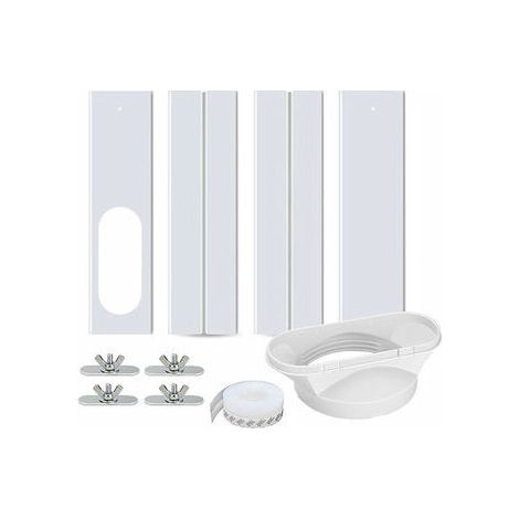 10 Piece Window Vent Kit, Portable Air Conditioner Window Kit, Adjustable Window Seal for AC One, AC Replacement Window Kit, Perfect Accessory for Compatible AC Units
