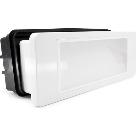Luz de apagón de emergencia empotrada en la pared - uso en interiores 4 horas de autonomía - Avidsen - 103635