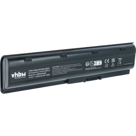 vhbw Akku kompatibel mit HP G72, G62, G56, G42, G32 Notebook (5200 mAh, 10,8 V, Li-Ion) (1/5)