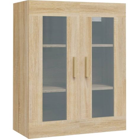 Maison Exclusive - Armadietto Pensile a Parete Rovere Sonoma 69,5x34x90 cm