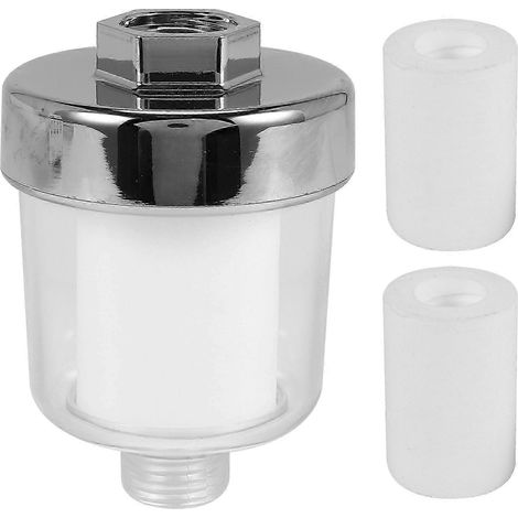 Purificateur d'air 4 pièces, filtre de douche universel en coton PP, purificateur pour robinet de cuisine et accessoires de salle de bain. (1/5)