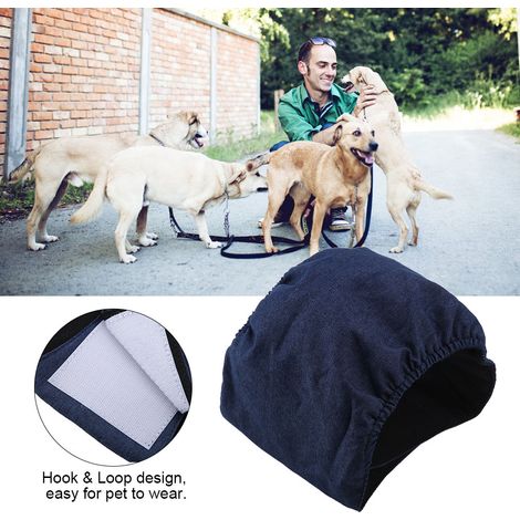 Couche-culotte hygiénique physiologique pour chiot mâle (M) (1/5)