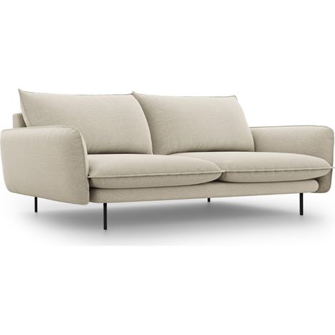Canapé 4 places en tissu structurel beige (1/5)
