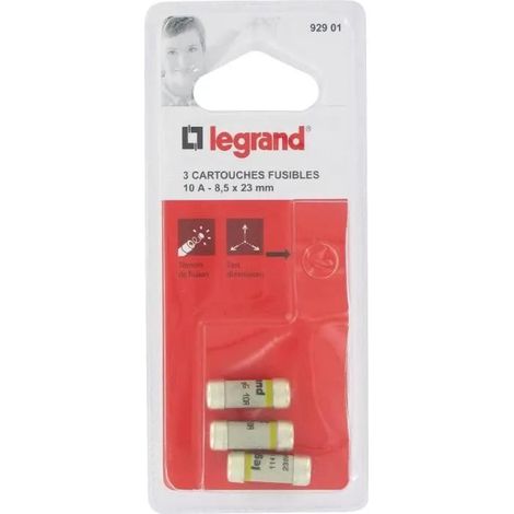 Legrand Fusibili Cilindrici gG 10 A 8,5 x 23 mm