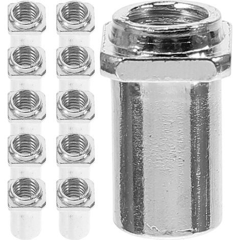 Lot de 20 écrous pivotants de 5 mm pour tambour basse, pièces détachées pour tom et batterie.-1.5x0.9cm (1/3)
