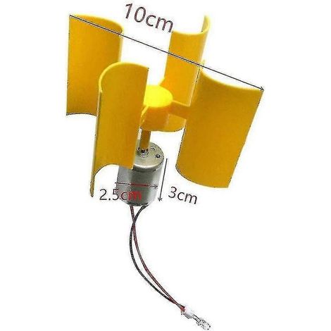 Mini éolienne verticale, kit d'éolienne, modèle éducatif (1/3)