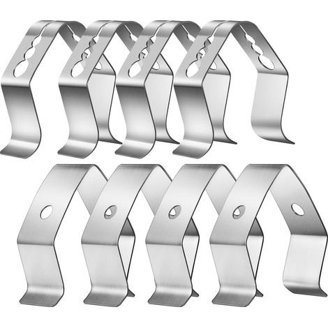 Set mit 8 Halterungen für Grillthermometer-Sonden, universelles Design, mit ein- oder dreilochiger Befestigung (1/5)