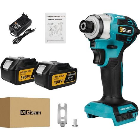 Visseuse sans fil, 688N.M de couple, moteur sans balais, 2 Batterie (1/2)