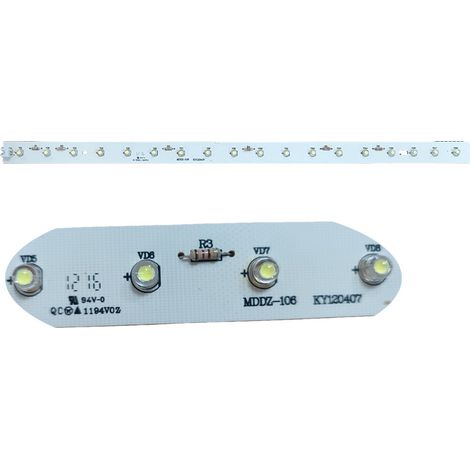 Applicable to Ronshen refrigerator light strip, 12V LED light source, light board BCD-316WPMB (1/4)