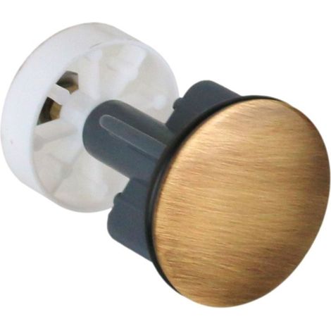 Tappo di ricambio universale per piletta di scarico con salterello colore bronzo CGS T007L.25 Bronzo
