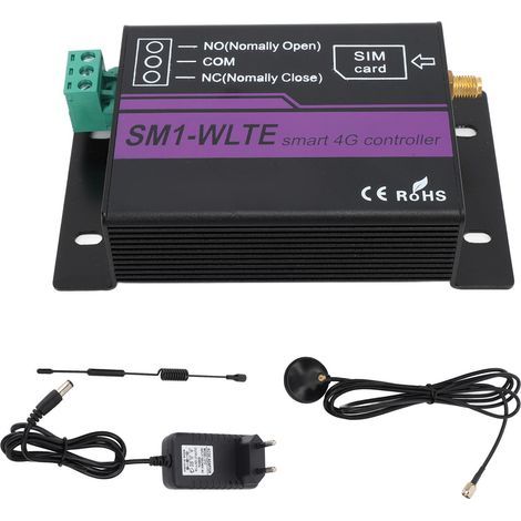4G alarm controller with SMS and voice call SM1-WLTE-EA for temperature and humidity, remote control via app/web (1/5)