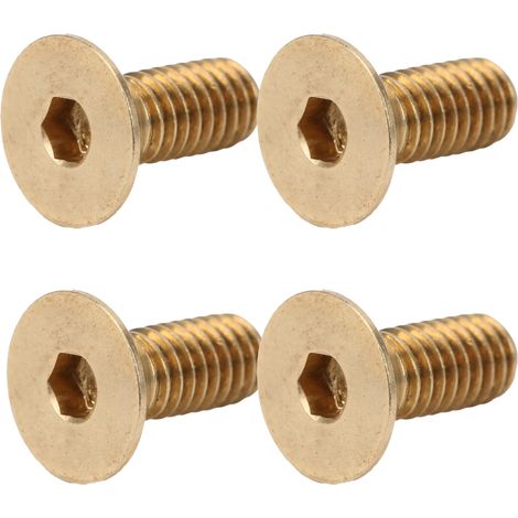 50 vis à six pans creux plats en cuivre à tête fraisée M4M4x10 (1/5)