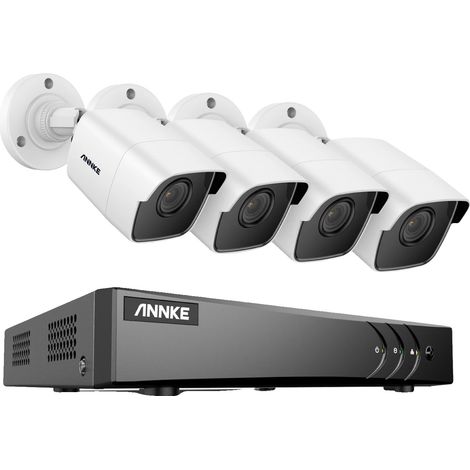 CCTV-Sicherheitsystem, 5MP Auflösung, Fortschrittliche Nachtsicht, 8CH DVR 4 Kameras-b, 2T (1/2)