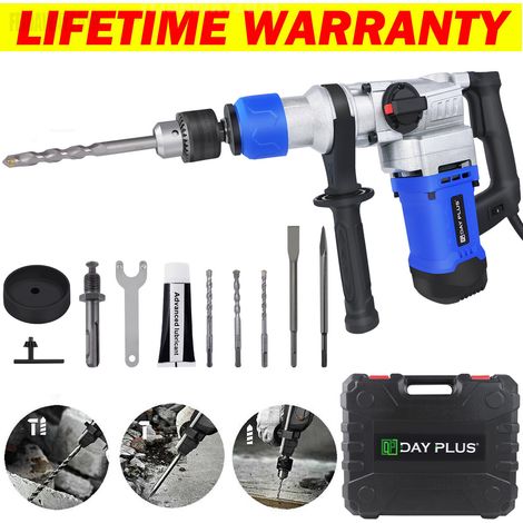Brushless Rotary SDS Hammer Drill, Concrete Tile Breaker Demolition Heavy Duty 1500W Electric Demolition Jack Hammer Concrete Drill Breaker Kit Jack Hammer (1/5)