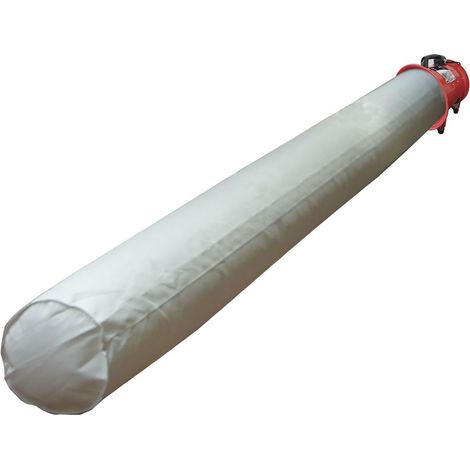 Mw Tools – Sac à filtre 3m ø350mm pour ventilateur extracteur d'air – Filtration des particules nocives – Lavable et réutilisable – MV300FZ (1/2)