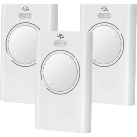 Lot de 3 Telecommande Portail 868MHz Compatible avec FAAC XT4 868 SLH LR, XT4 868 SLH, XT2 868 SLH LR, XT2 868 SLH (3pcs)