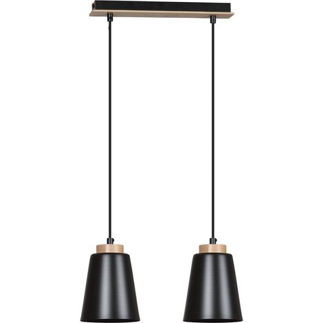 Lampada a sospensione Emibig Bolero 2xE27 nero 40cm (1/5)