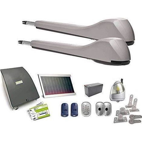 DUCATI HOME, EVE948 T SOLAR utomatisme kit motorisation pour portail battant mxi 5m/500kg chaque vantail ouvre portail (1/3)