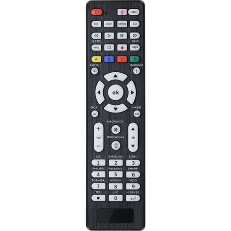 Télécommande Universelle pour Téléviseur avec Recherche de Code Automatique (1/5)
