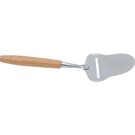 Käsespatel mit Holzgriff, Käsehobel aus Edelstahl mit einstellbarer Dicke für halbfesten Käse (1/5)