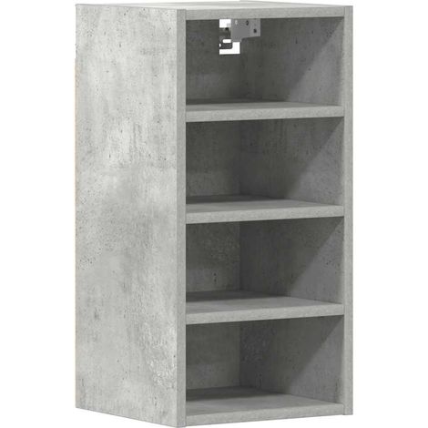 Maison Exclusive - Mobile Pensile “Riga” Grigio Cemento 30x29,5x60 cm