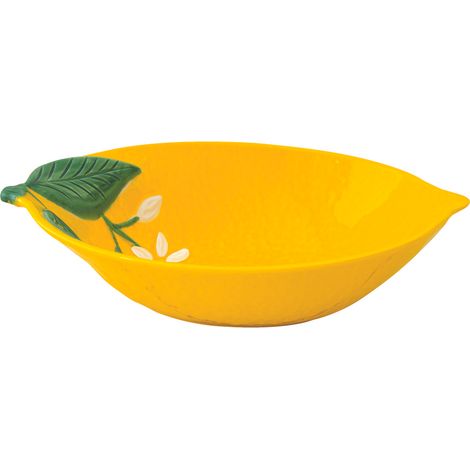 CUENCO LIMON PORCELANA 22X16 CM TWIST & MATCH YELLOW + CAJA