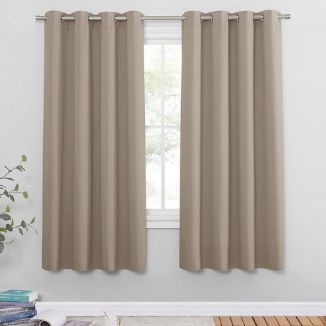 Rideaux isolants thermiques beiges 140175 (622 g) 2 pièces (1/5)