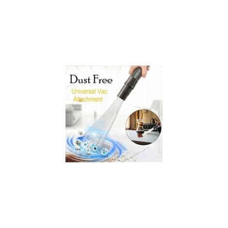 Accessoire universel pour aspirateur, brosse à poussière avec 30 tubes d'aspiration flexibles, compatible avec les tuyaux de 32/35 mm (1/4)