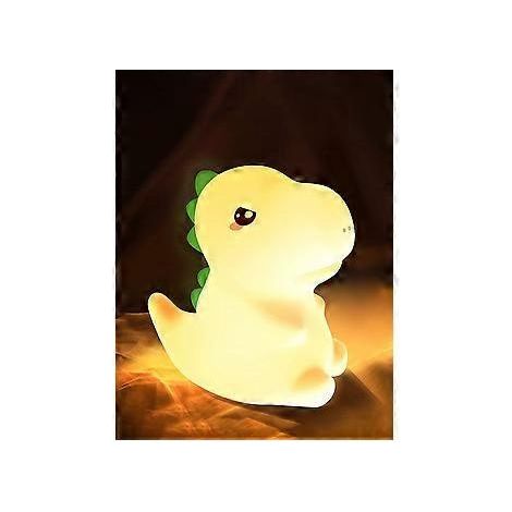 Veilleuses dinosaures SZTXJ pour enfants, veilleuses dinosaures à couleurs changeantes, veilleuses dinosaures mignonnes pour chambre de garçon, décoration dinosaure, silicone (1/5)